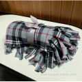 Plain polyester thick polar fleece blanket for sofa